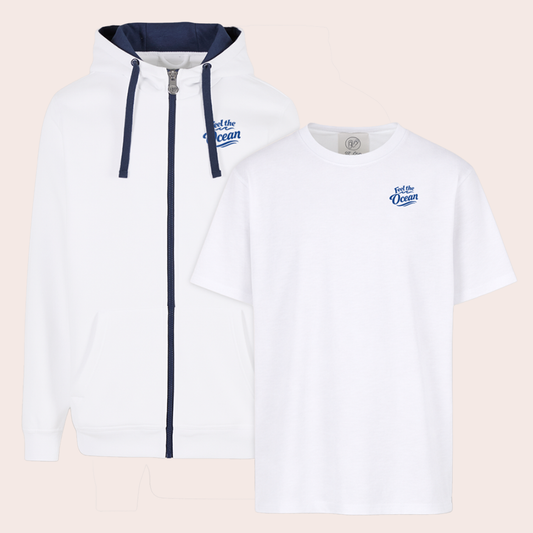Feel the Ocean - Zipper & T-Shirt - Herren