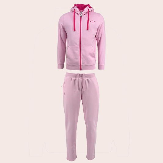Soft Pink Coastal Breeze – Zip Set