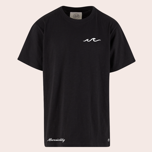 T-Shirt - Welle - rundhals - Herren