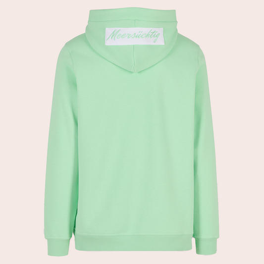 Zipper - Turtle Neck - Minze x Weiß - Herren