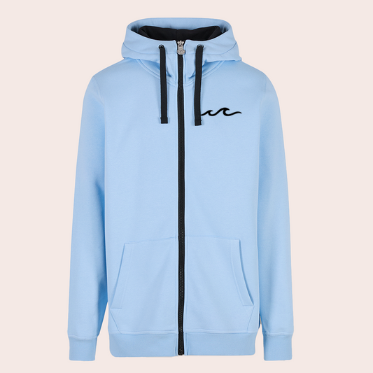 Zipper - Turtle Neck - Blau x Schwarz - Herren