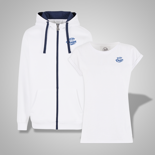 Feel the Ocean - Zipper & T-Shirt - Damen