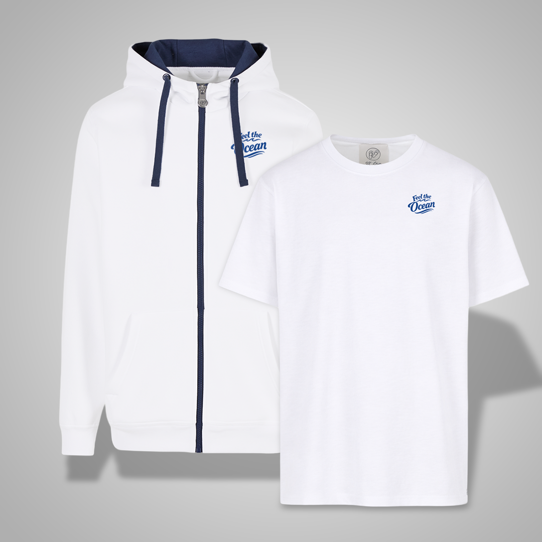 Feel the Ocean - Zipper & T-Shirt - Herren