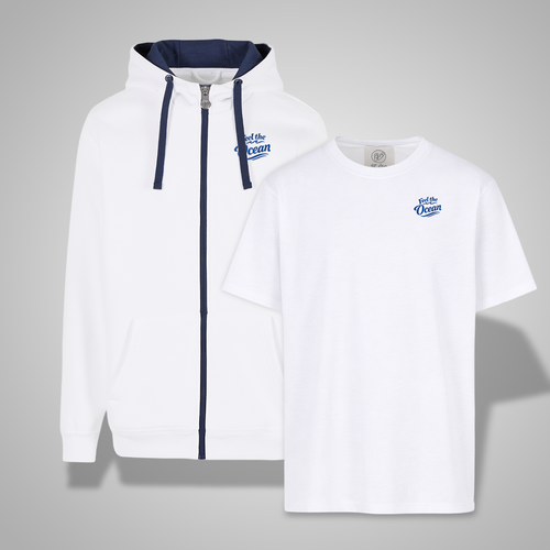 Feel the Ocean - Zipper & T-Shirt - Herren