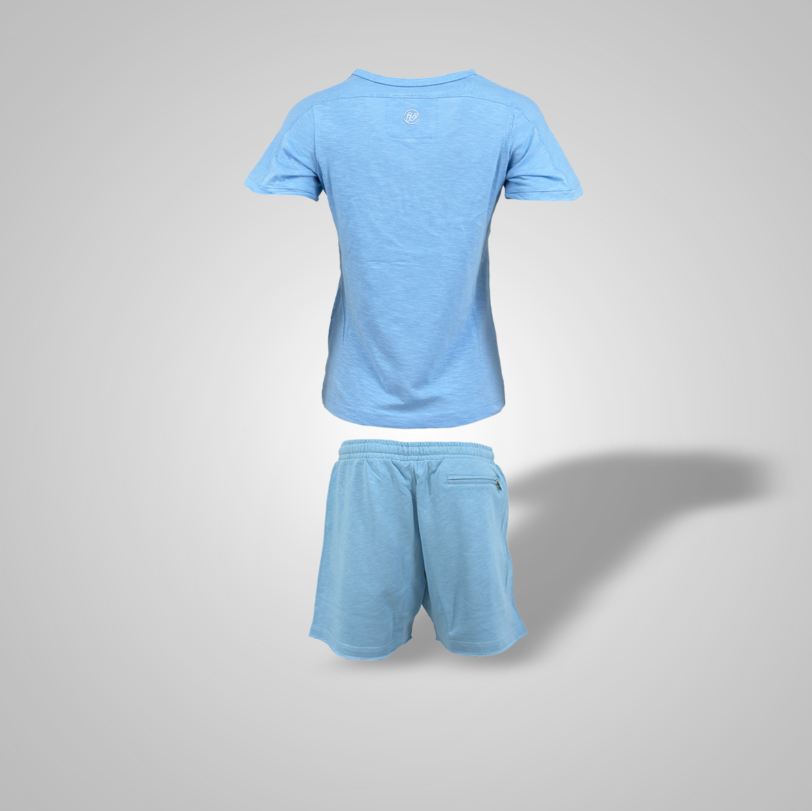 Henley Shirt & Shorts Heavenblue für Damen