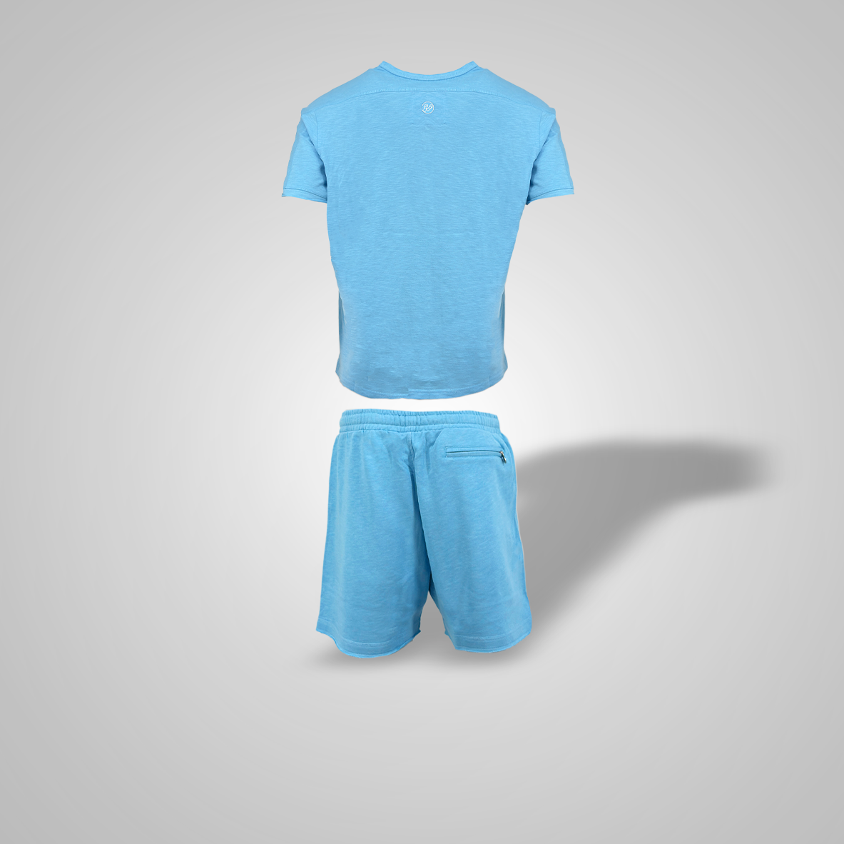 Henley Shirt & Shorts Balticblue für Herren