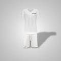 Henley Shirt & Shorts Weiß für Damen