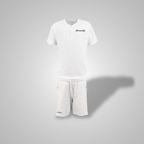 Henley Shirt & Shorts Weiß für Herren