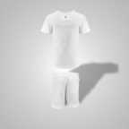 Henley Shirt & Shorts Weiß für Herren