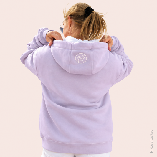 Hoodie Lila - Ocean Lover - Unisex