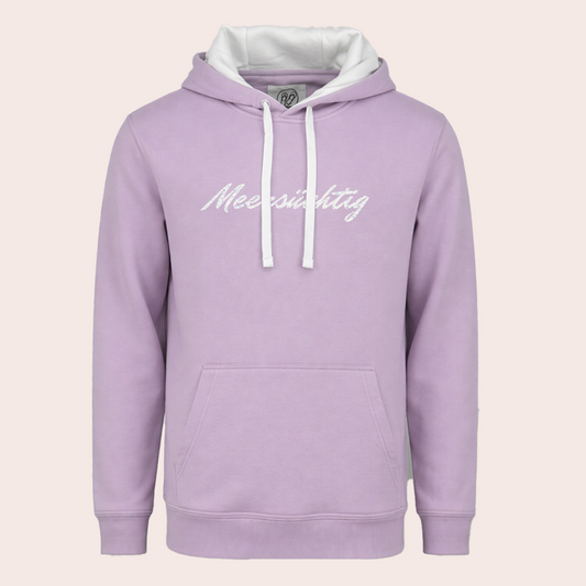 Hoodie - Lila x Weiß - Unisex