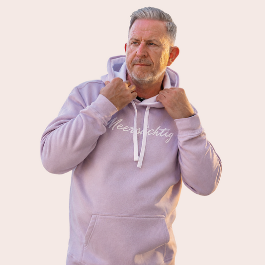 Hoodie - Lila x Weiß - Unisex