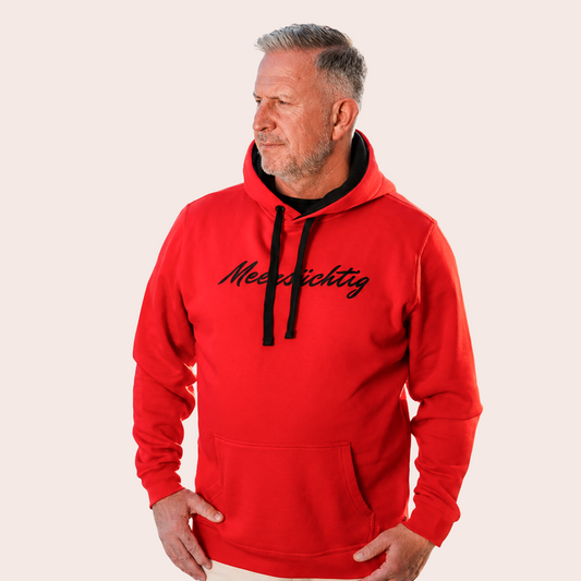 Hoodie - Rot x Schwarz - Unisex