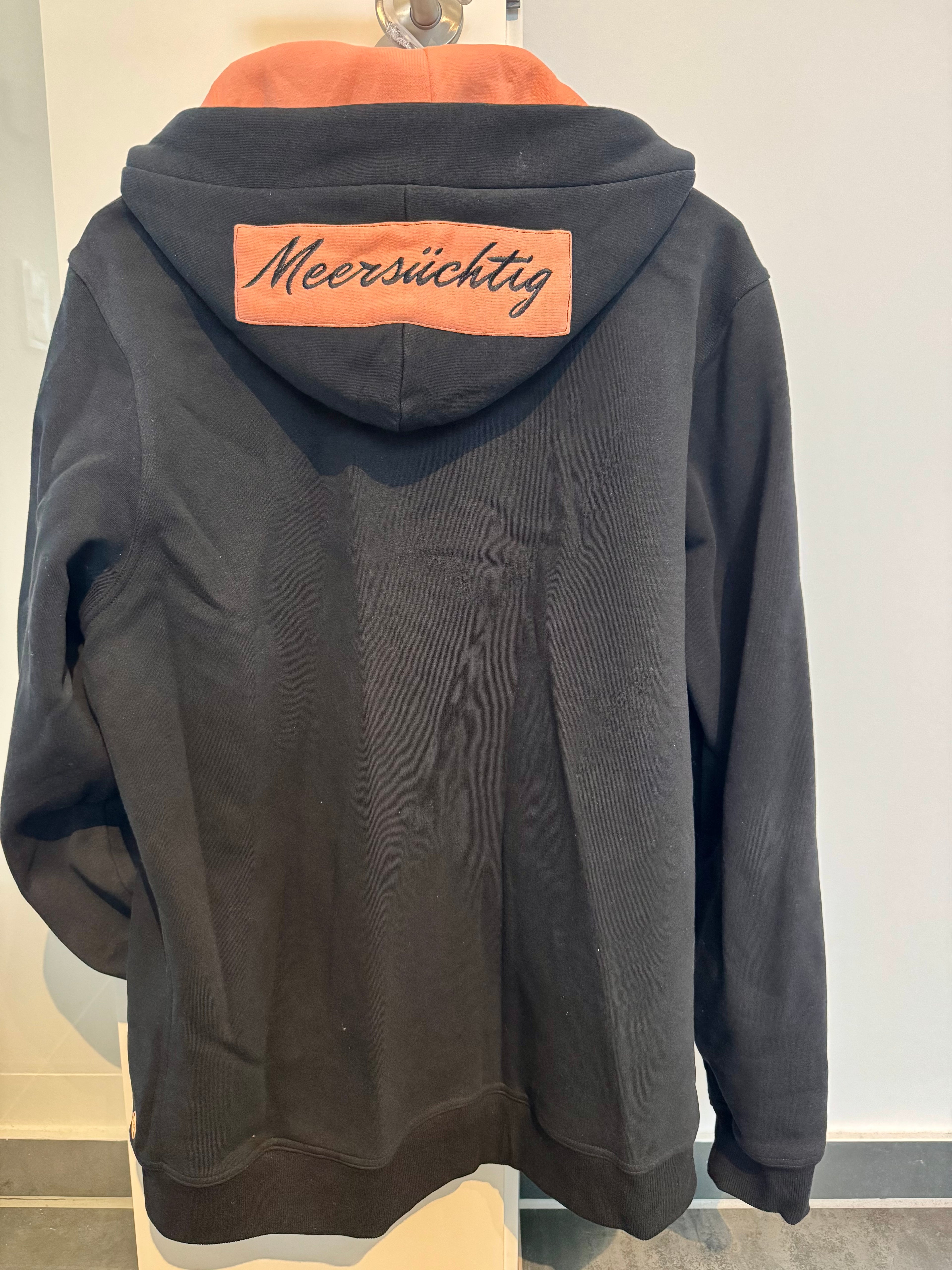 Musterstück - Zipper - Schwarz / Lachs - Herren