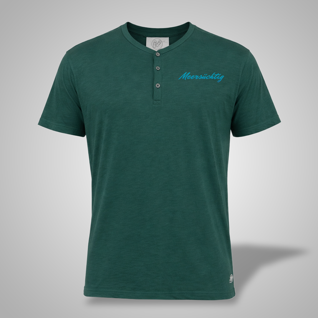 Henley T-Shirt - Garden Green - Herren