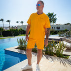 Henley T-Shirt - Magic Mango - Herren