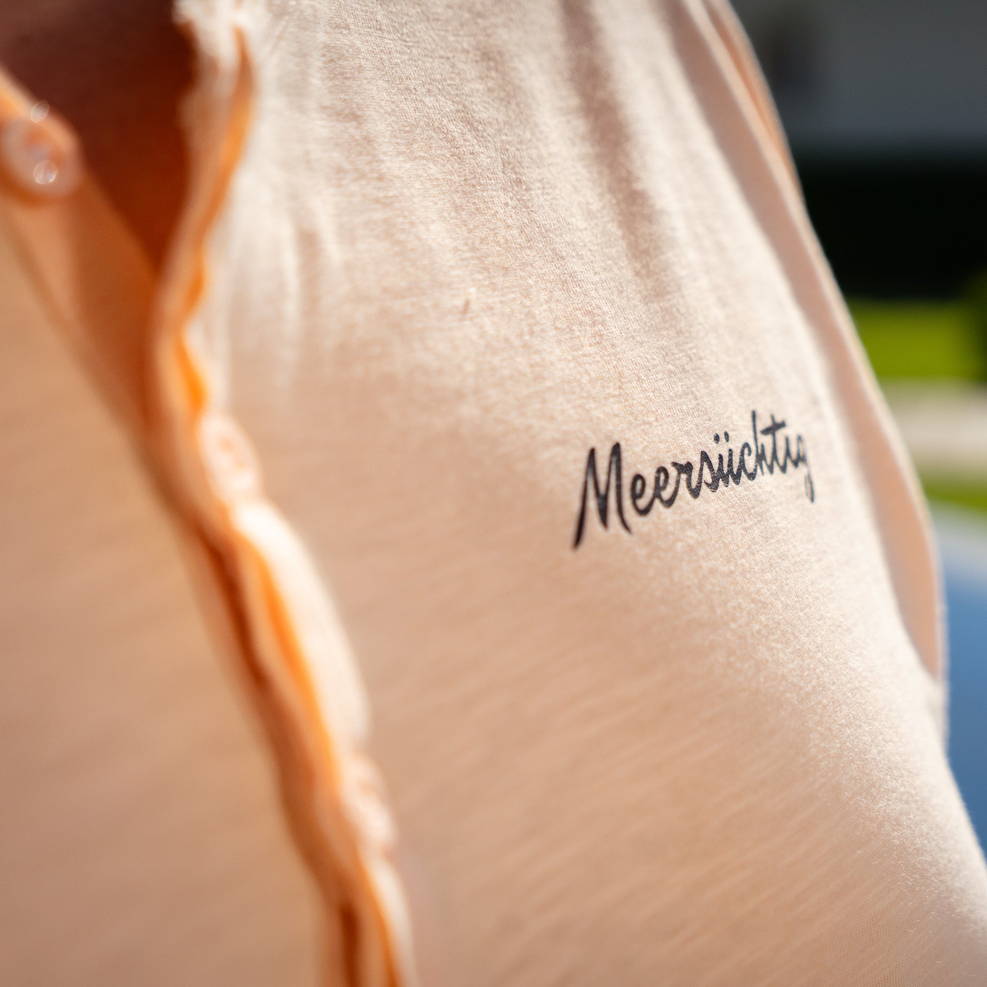 Henley T-Shirt - Soft Apricot - Herren
