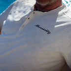 Henley T-Shirt - White Sand - Herren