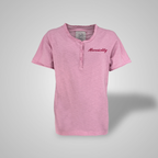 Henley T-Shirt - Softpink - Damen