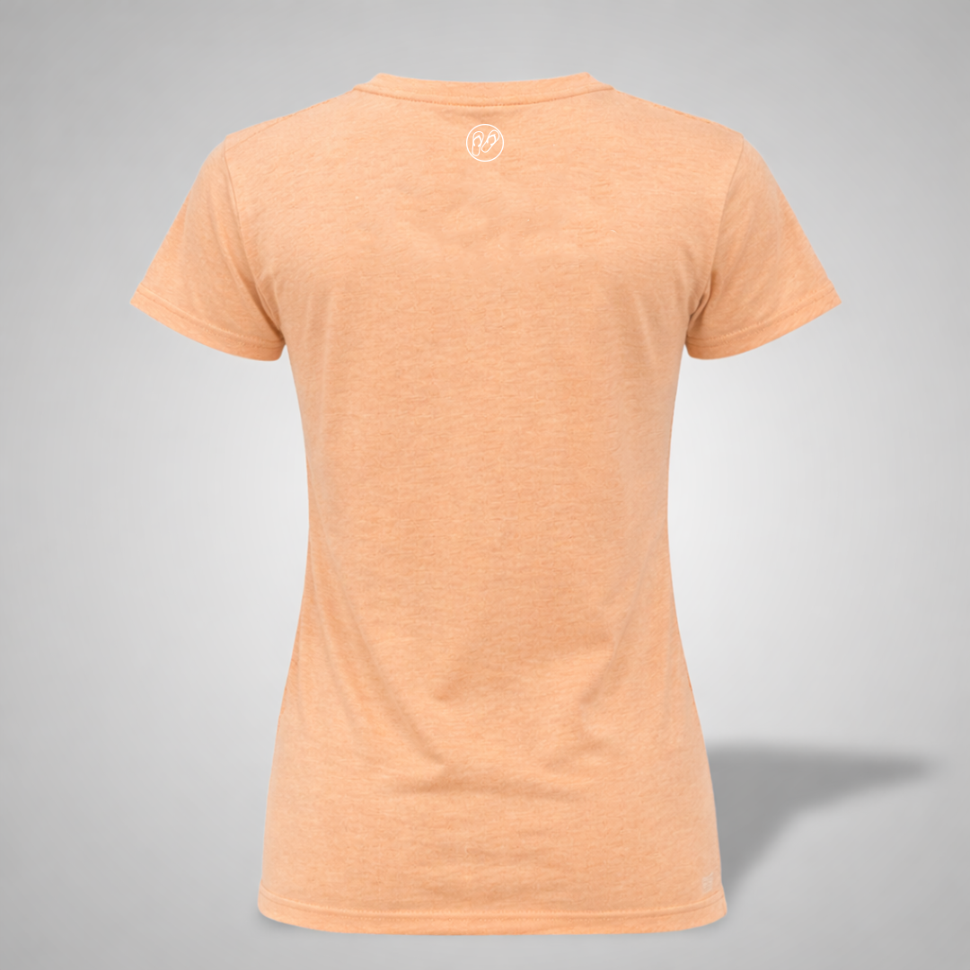 Henley T-Shirt - Soft Apricot - Damen