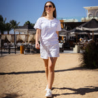 Henley T-Shirt - Weiß - Damen