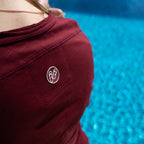 Henley T-Shirt - Cherry - Damen