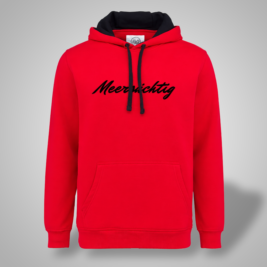 Hoodie - Rot x Schwarz - Unisex