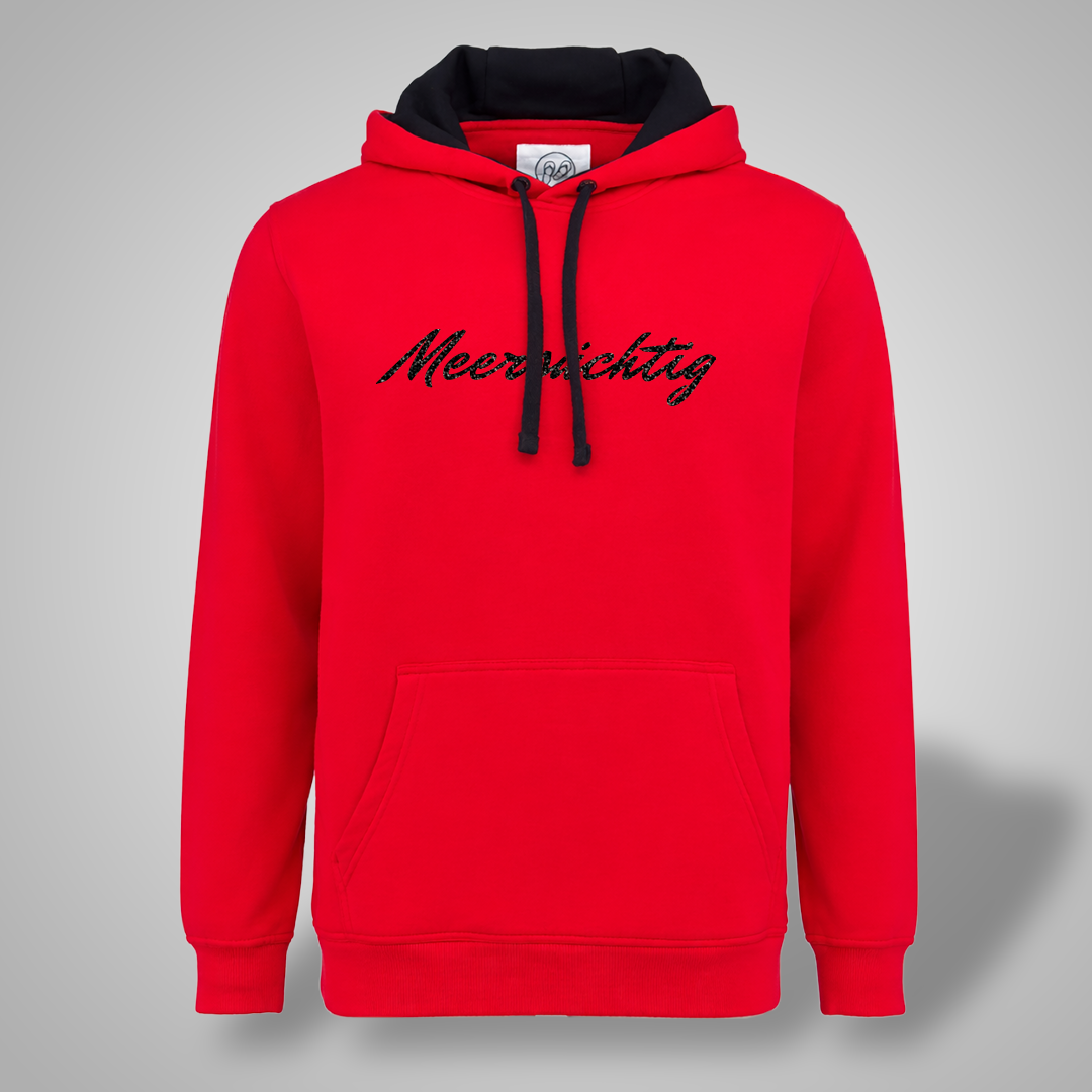 Hoodie - Rot x Schwarz - Unisex