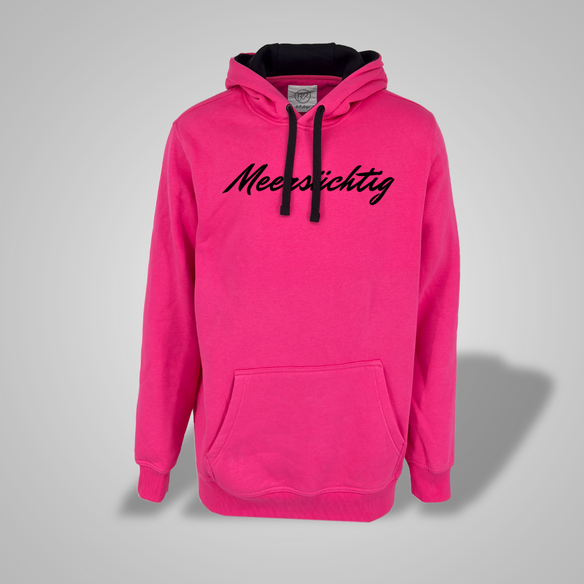 Hoodie - Hibiskus x Schwarz - Unisex