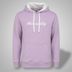 Hoodie - Lila x Weiß - Unisex