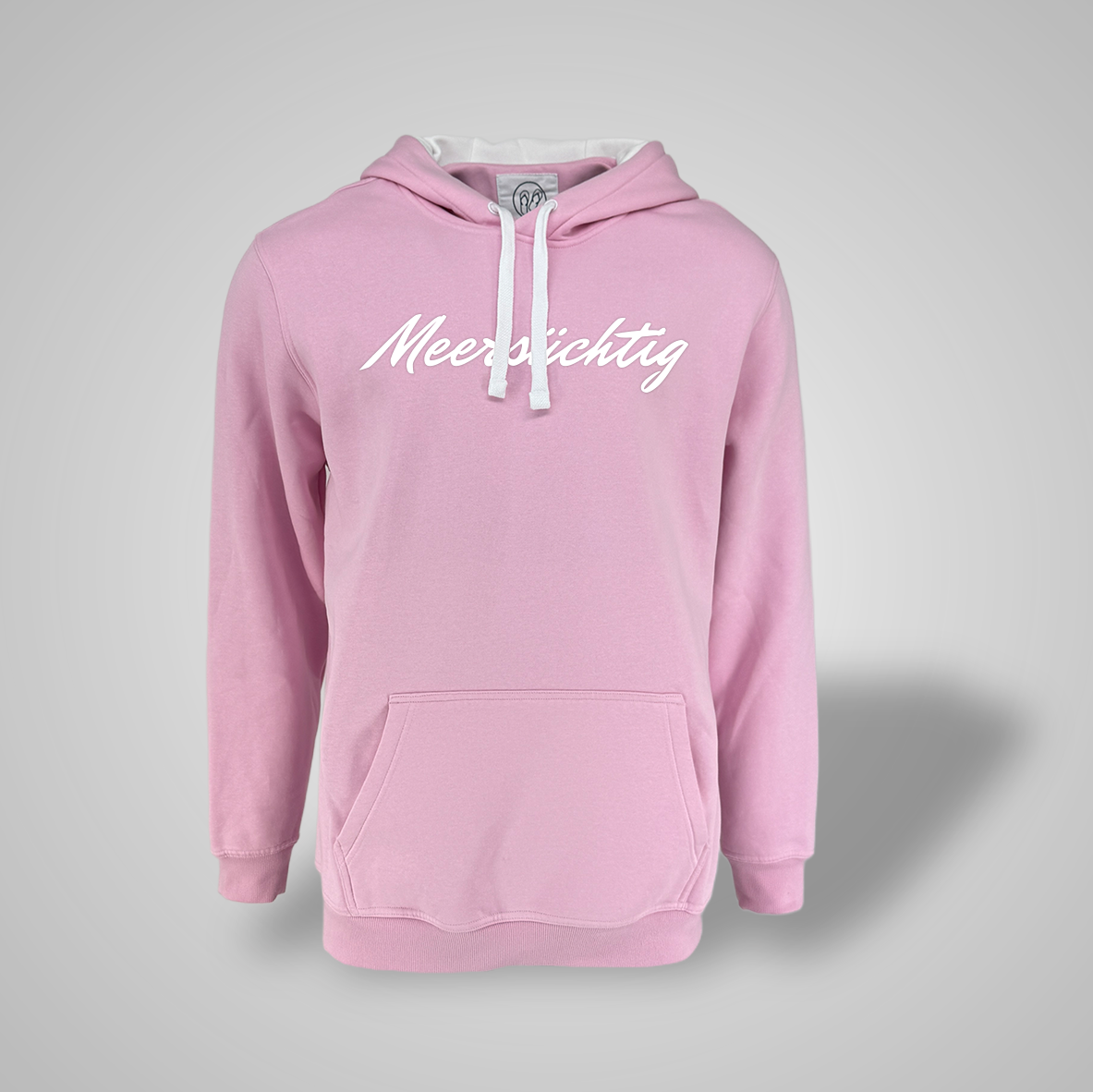 Hoodie - Softpink x Weiß - Damen