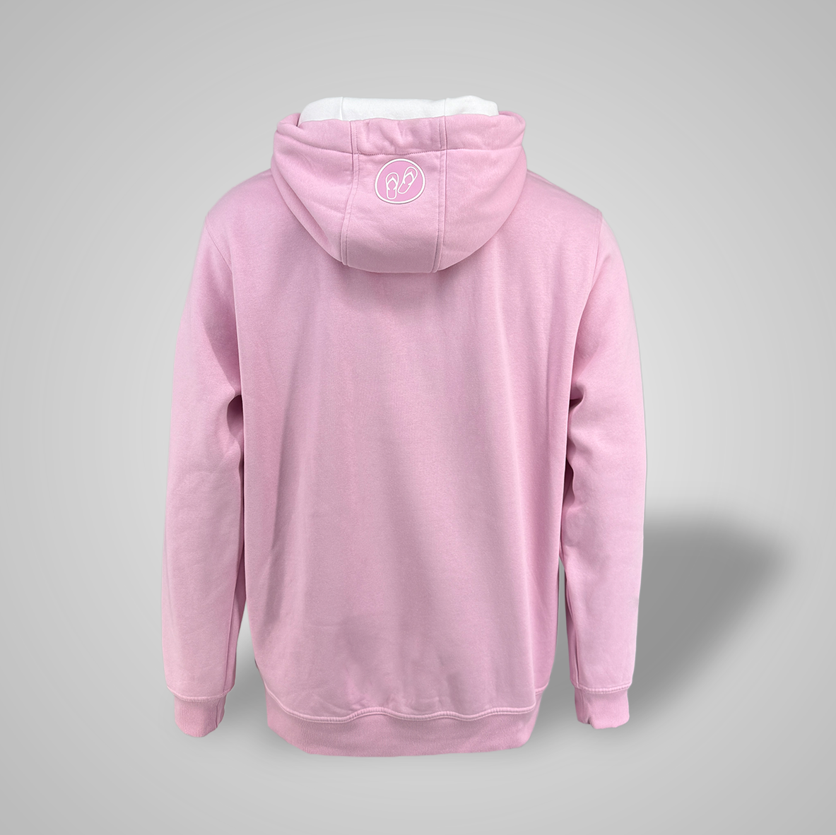 Hoodie - Softpink x Weiß - Damen