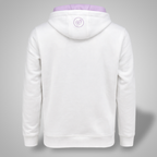 Hoodie - Weiß x Lila - Unisex