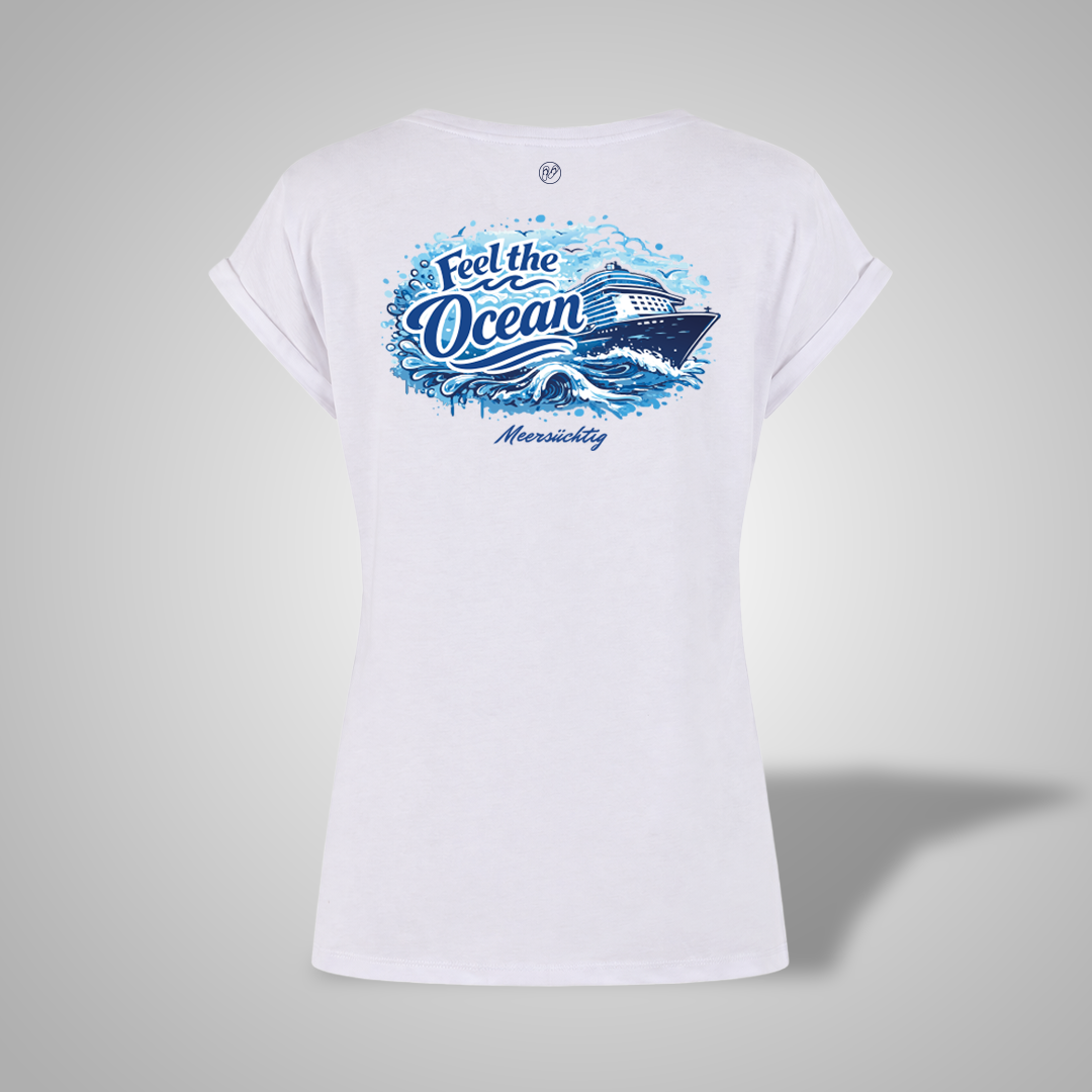 T-Shirt - Feel the Ocean - Damen