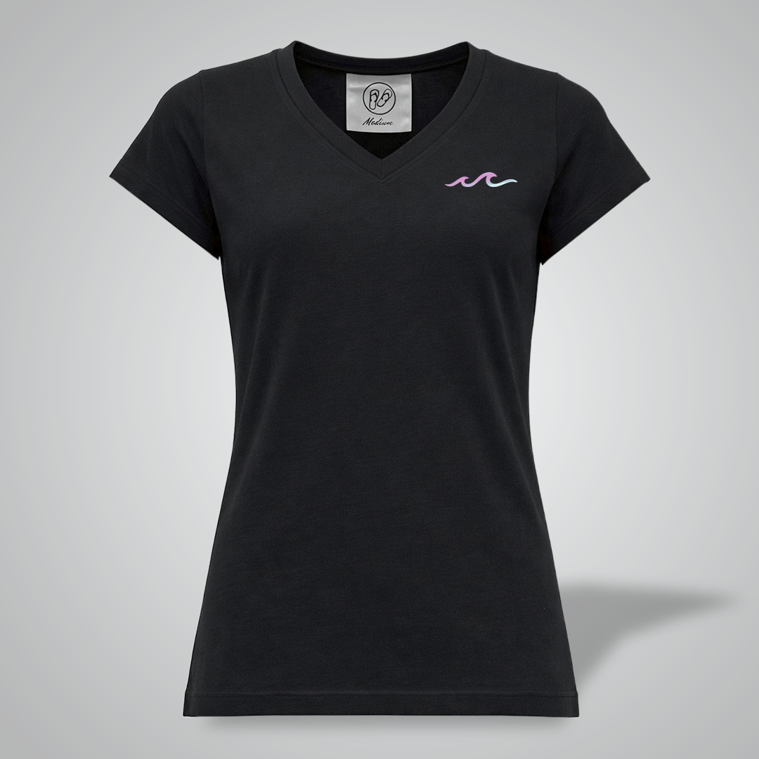 T-Shirt - Meersüchtig - V-Neck - Damen
