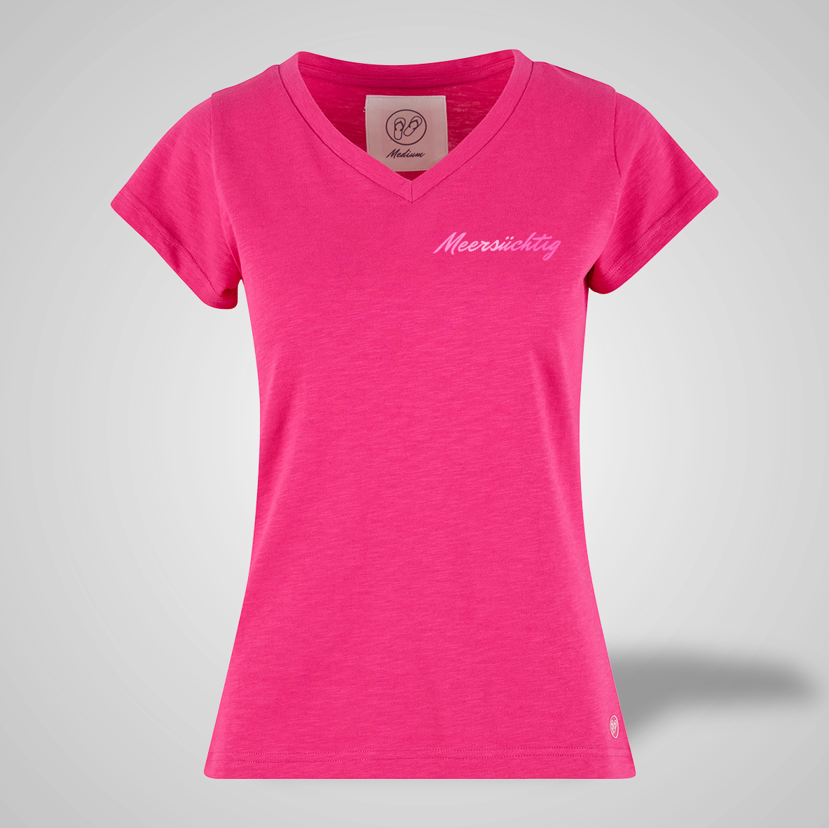 T-Shirt - Meersüchtig - V-Neck - Damen