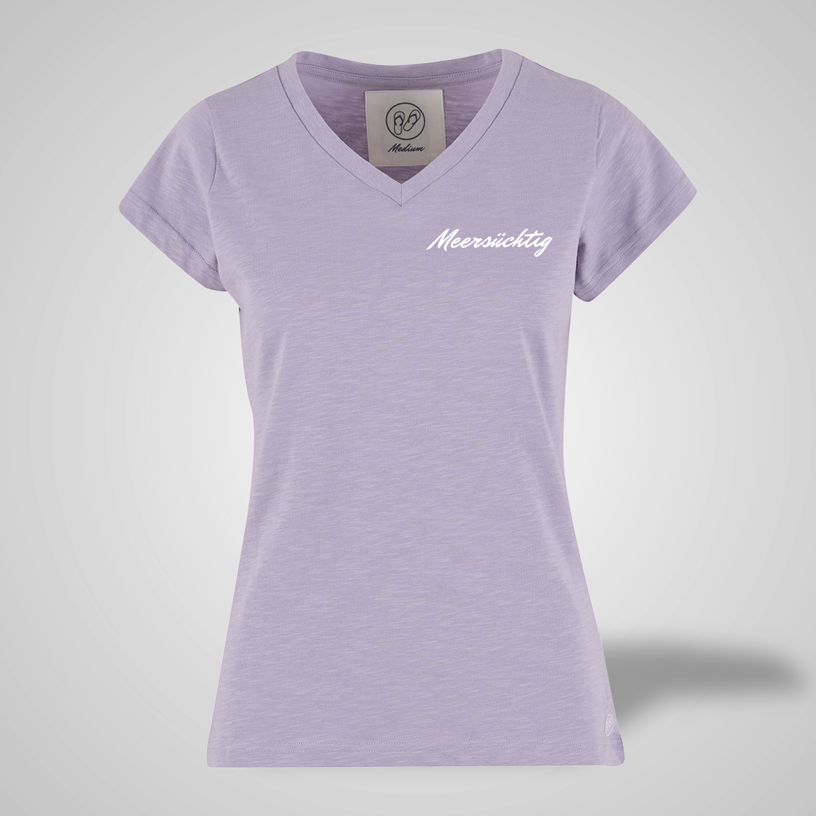T-Shirt - Meersüchtig - V-Neck - Damen
