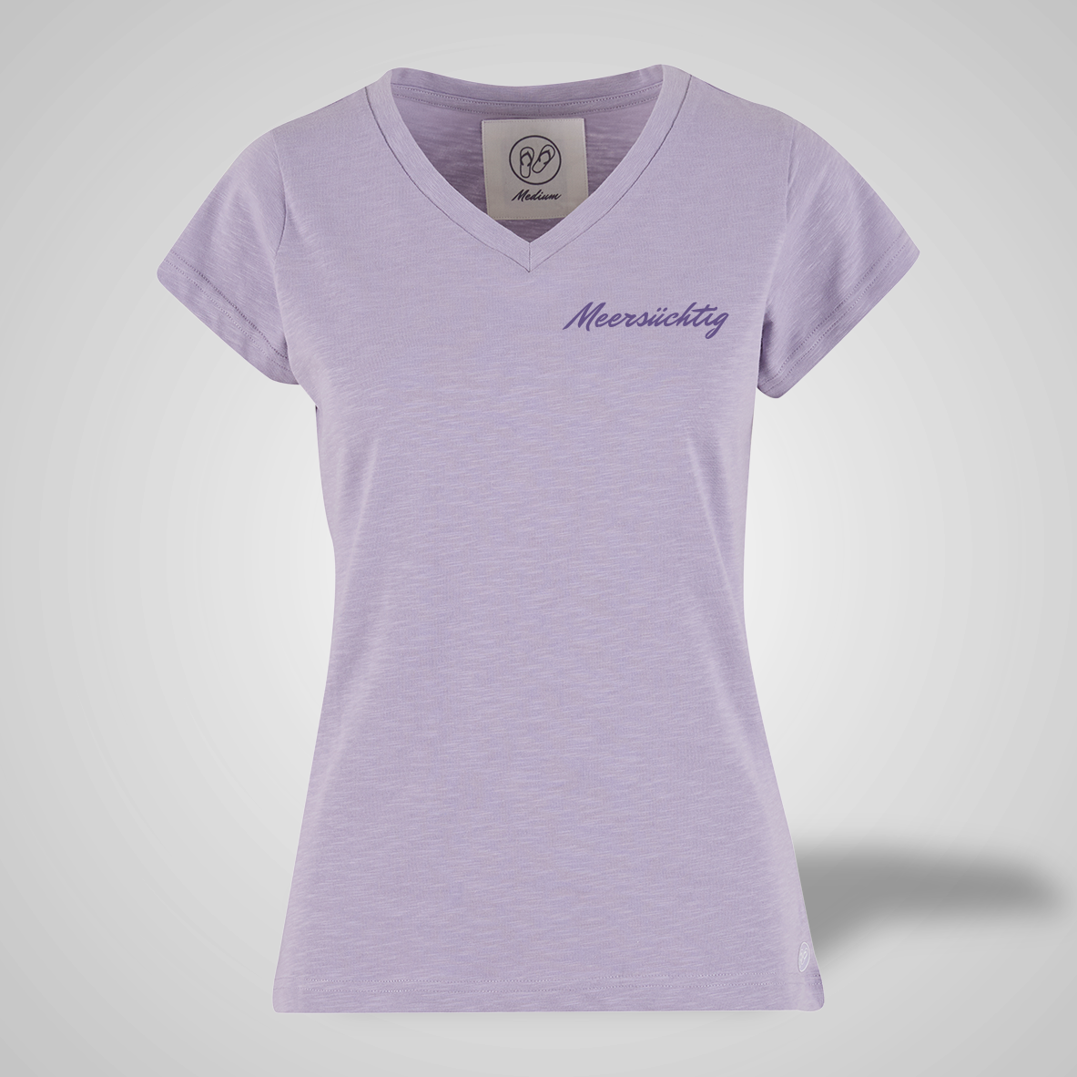 T-Shirt - Meersüchtig - V-Neck - Damen