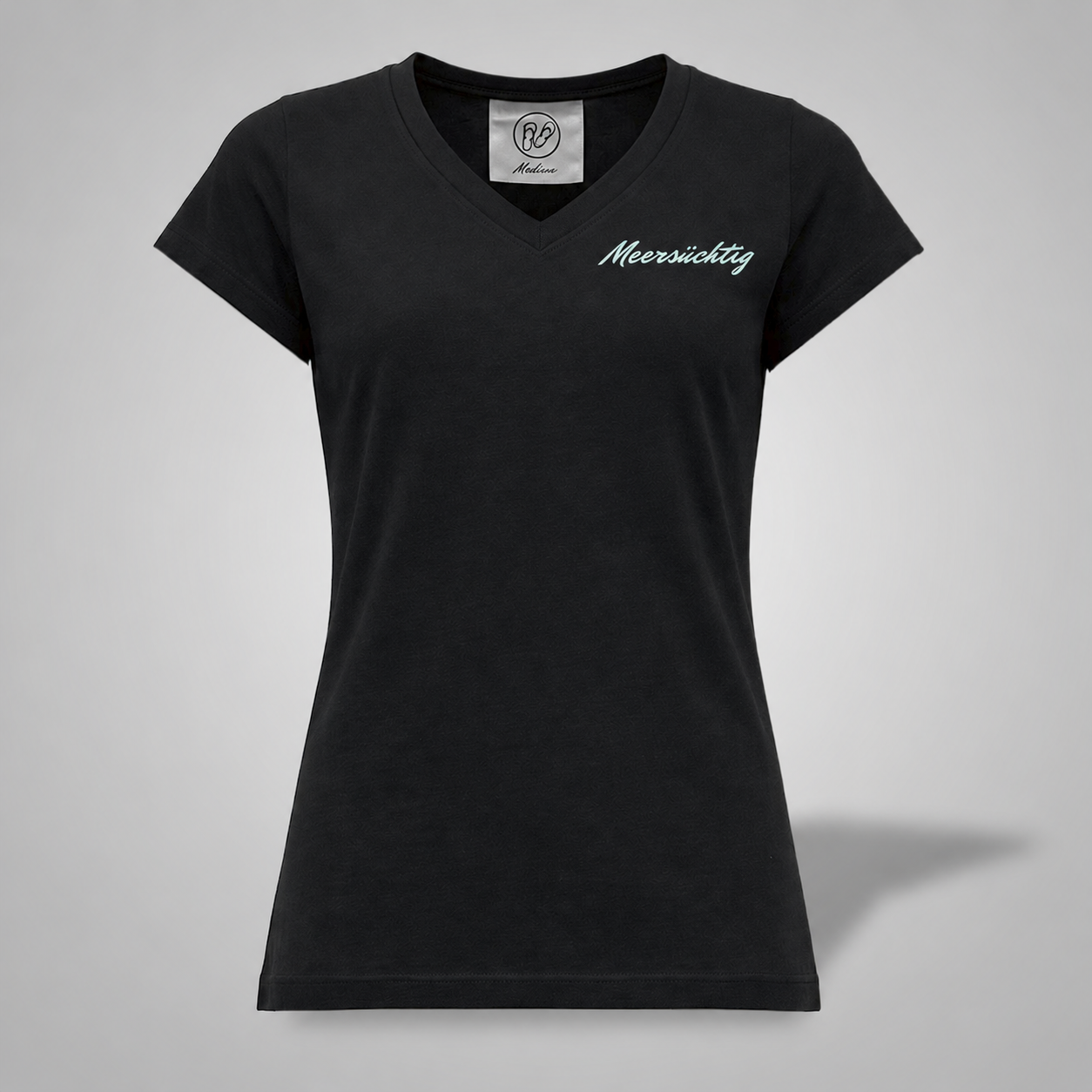 T-Shirt - Meersüchtig Deluxe - V-Neck - Damen