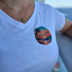 T-Shirt - Tropical Waves Edition Front - Damen