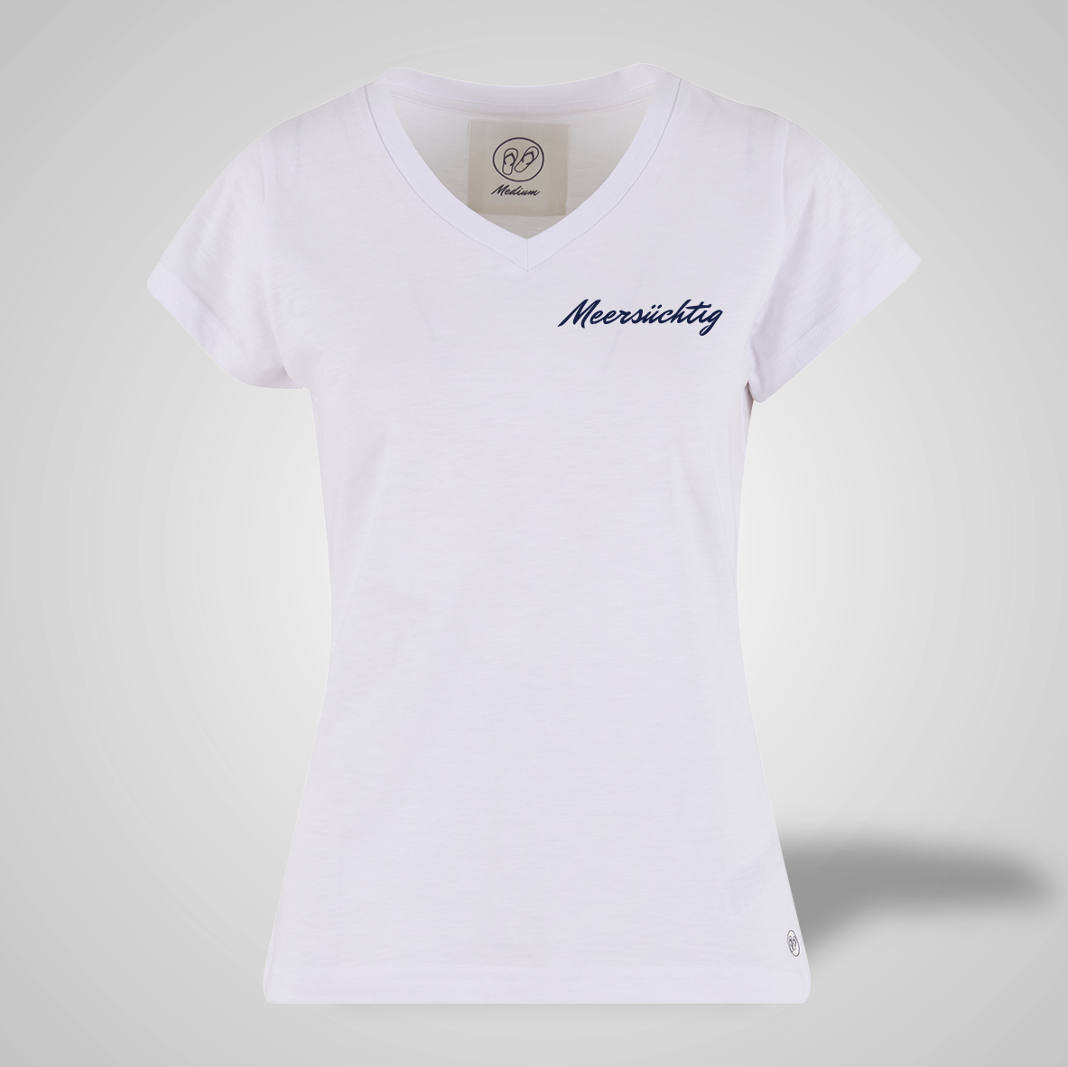 T-Shirt - Meersüchtig - V-Neck - Damen