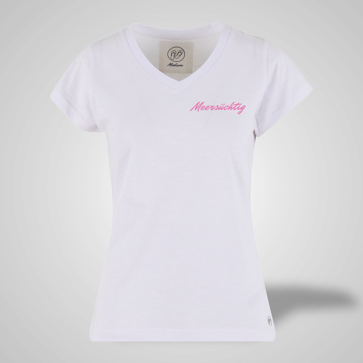 T-Shirt - Meersüchtig - V-Neck - Damen