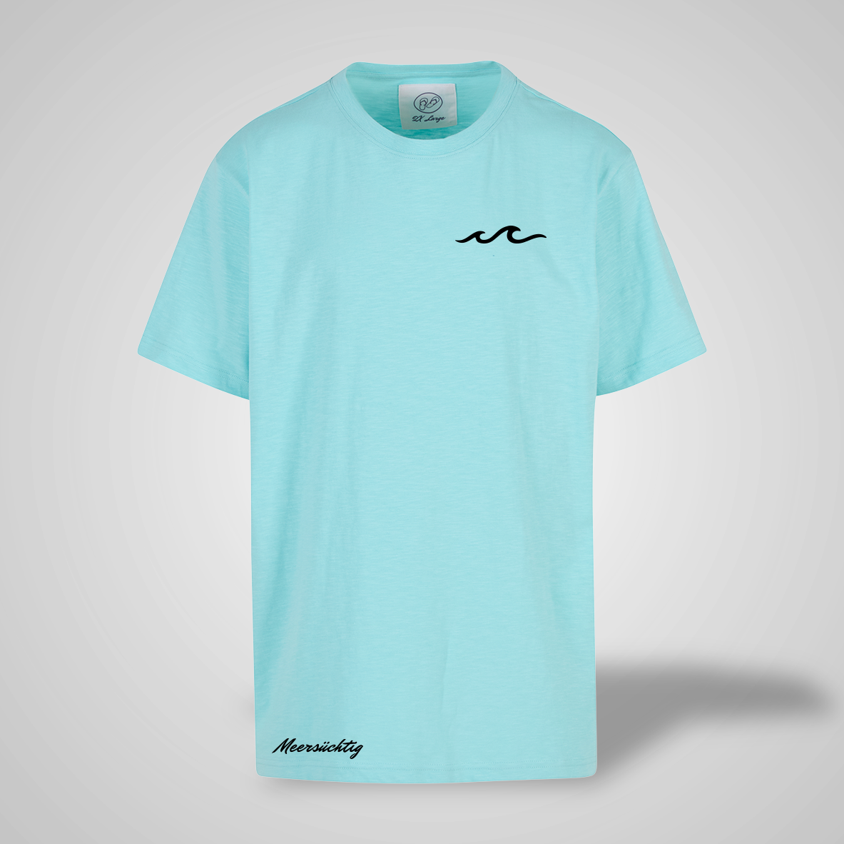 T-Shirt - Welle - rundhals - Herren