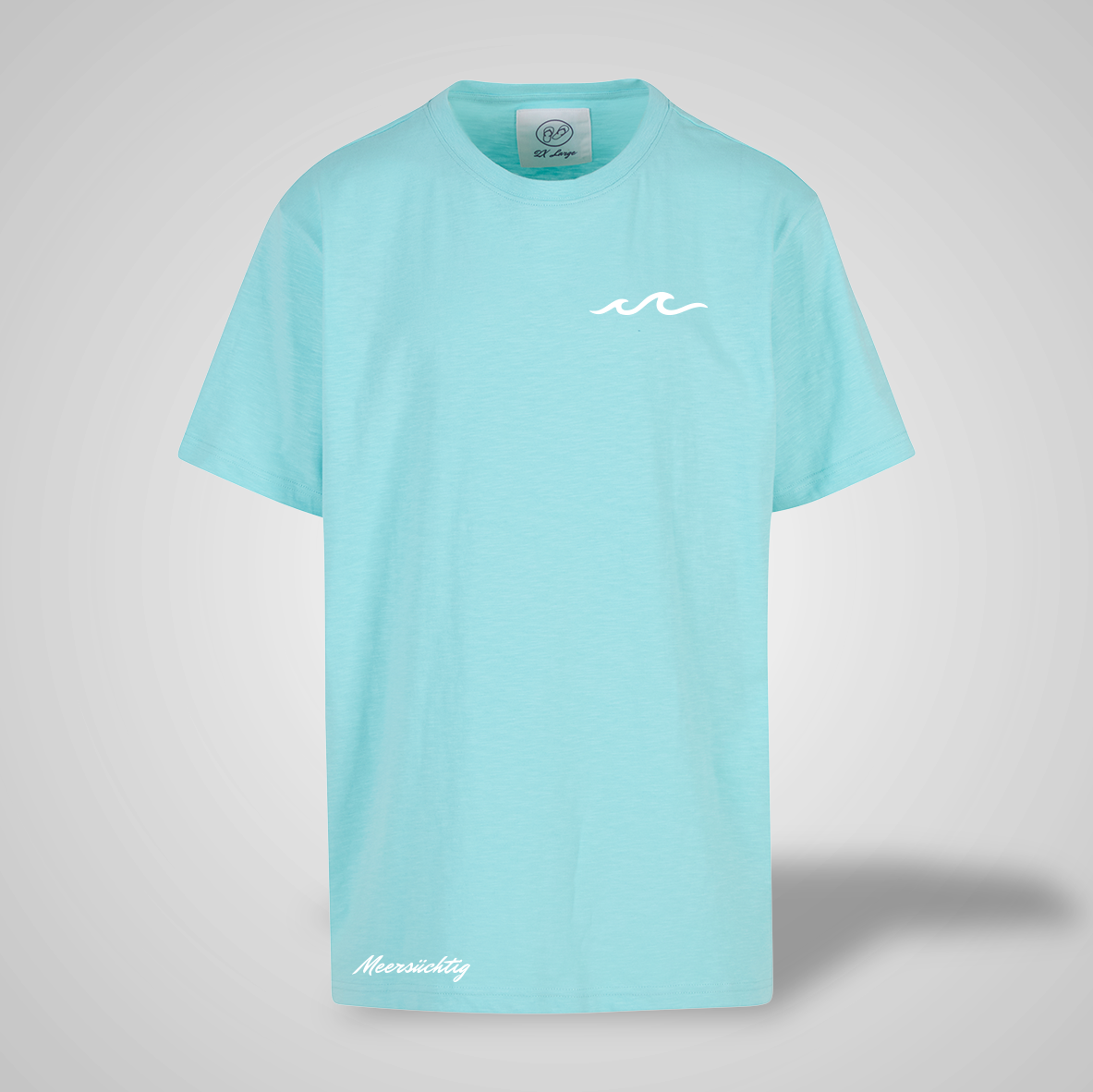 T-Shirt - Welle - rundhals - Herren