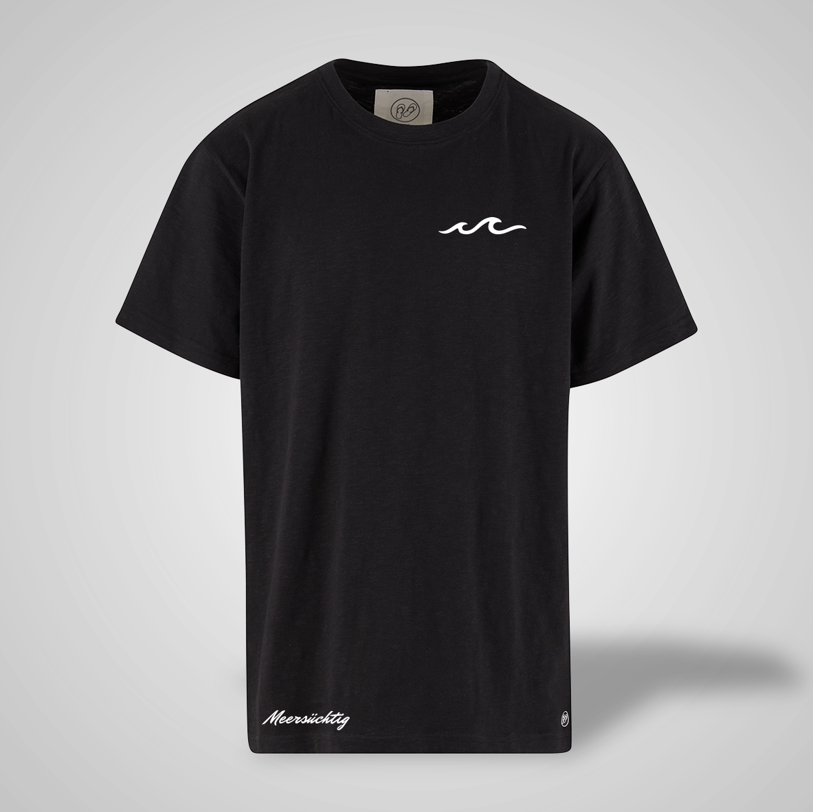 T-Shirt - Welle - rundhals - Herren