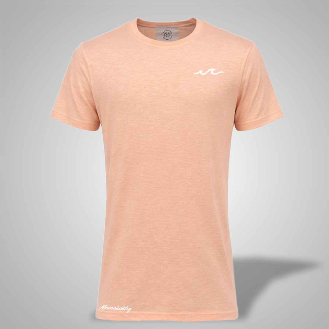T-Shirt - Welle - rundhals - Herren