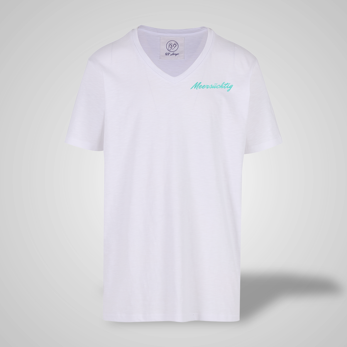 T-Shirt - Meersüchtig - V-Neck - Herren