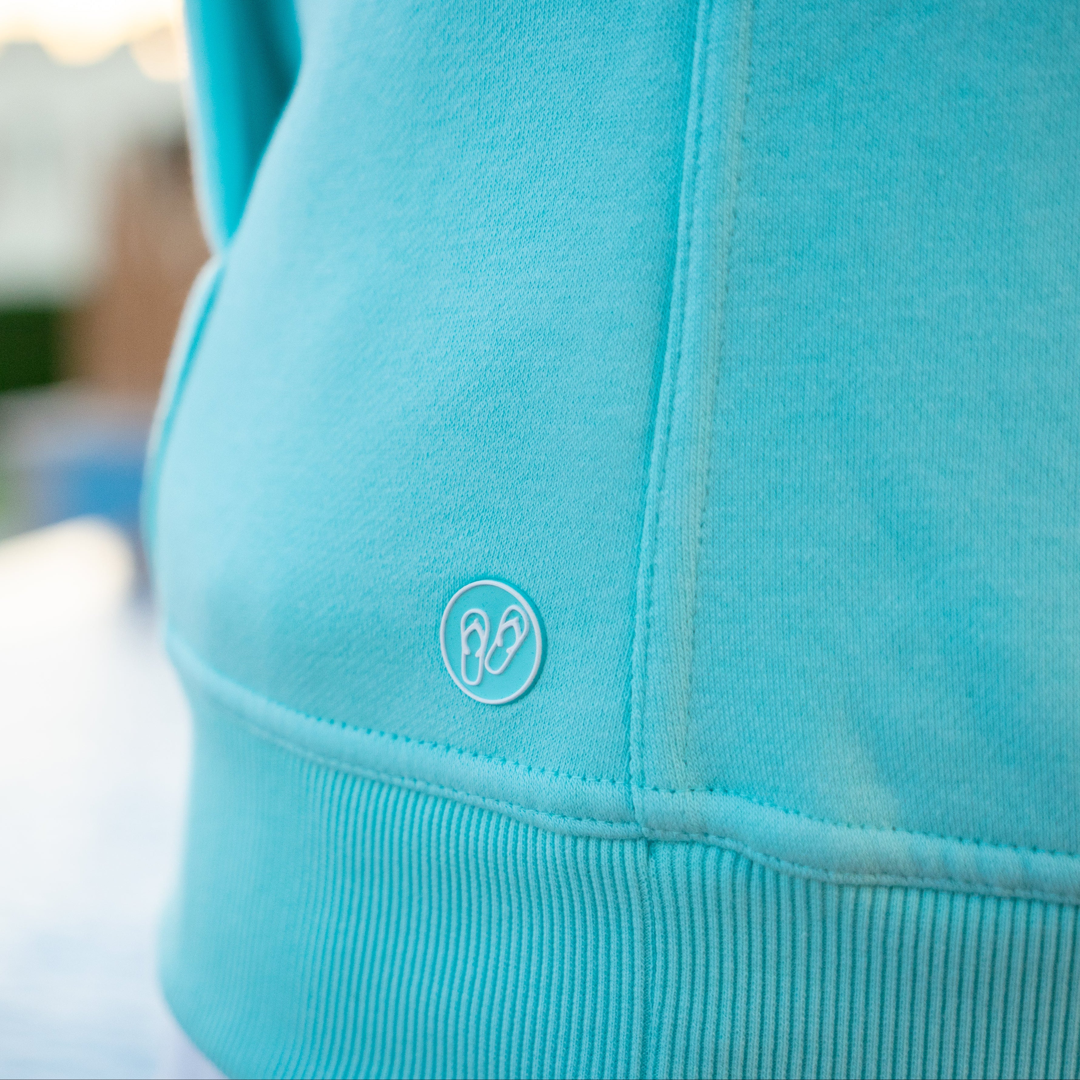 Zipper - Berylblau x Weiß - Unisex