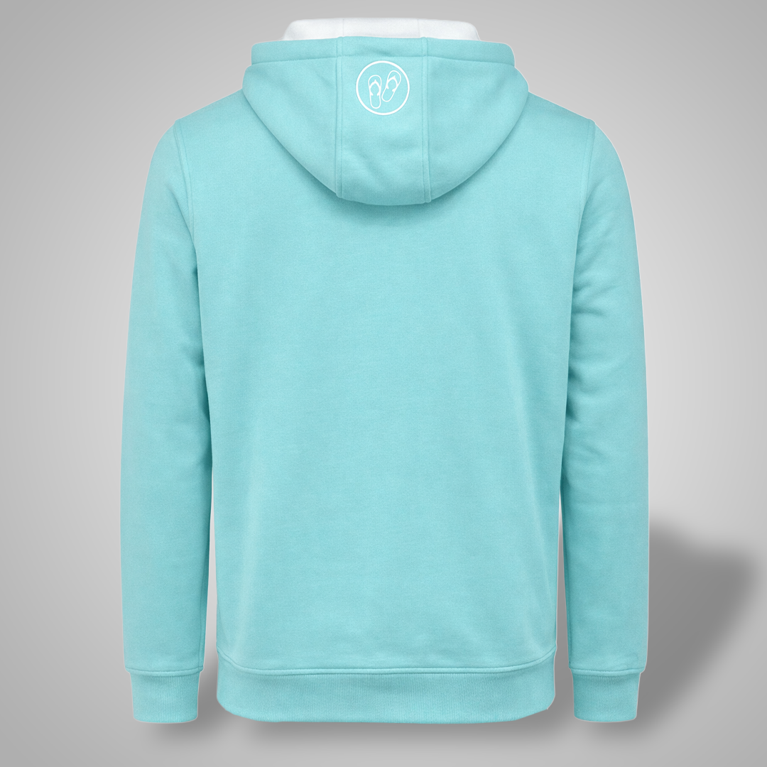 Zipper - Berylblau x Weiß - Unisex