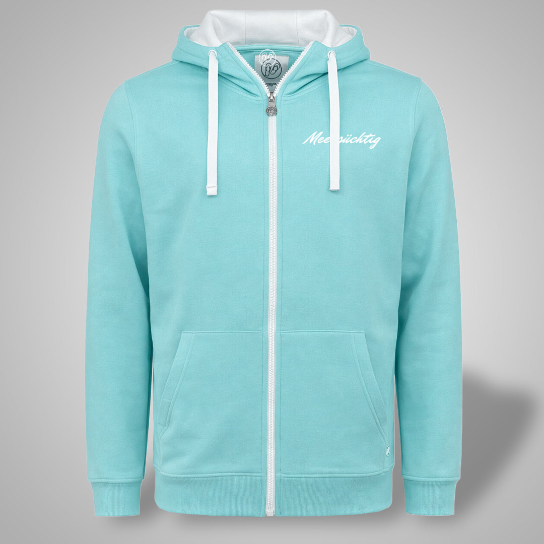 Zipper - Berylblau x Weiß - Unisex